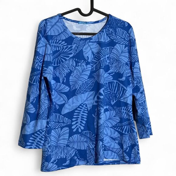💙 Blue Jay McLaughlin Long Sleeve Top – Size L 💙 - Picture 3 of 5